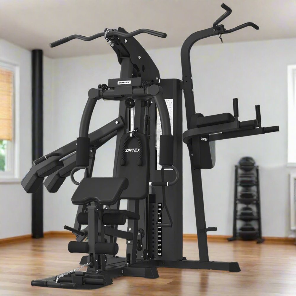 CORTEX GS7 Multi-Station Home Gym + 96kg Stack + 60kg Weight Plate Package