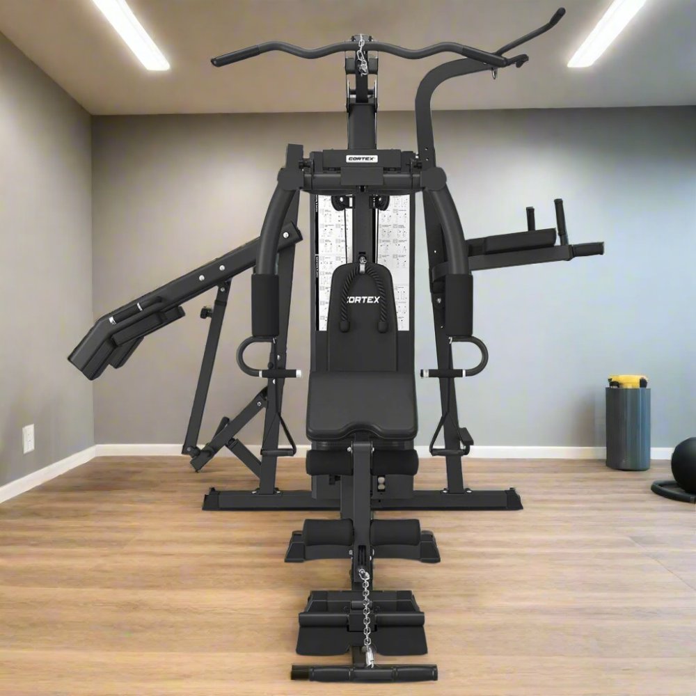 CORTEX GS7 Multi-Station Home Gym + 96kg Stack + 60kg Weight Plate Package