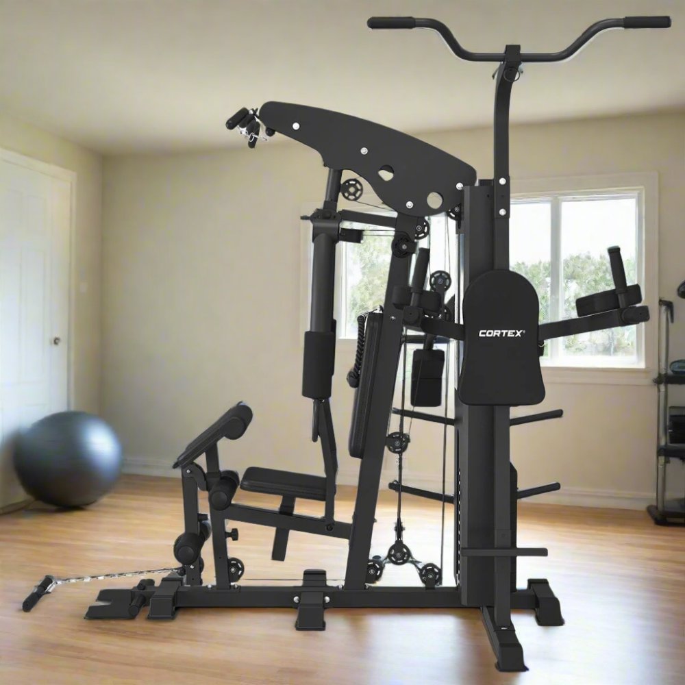 CORTEX GS7 Multi-Station Home Gym + 96kg Stack + 60kg Weight Plate Package