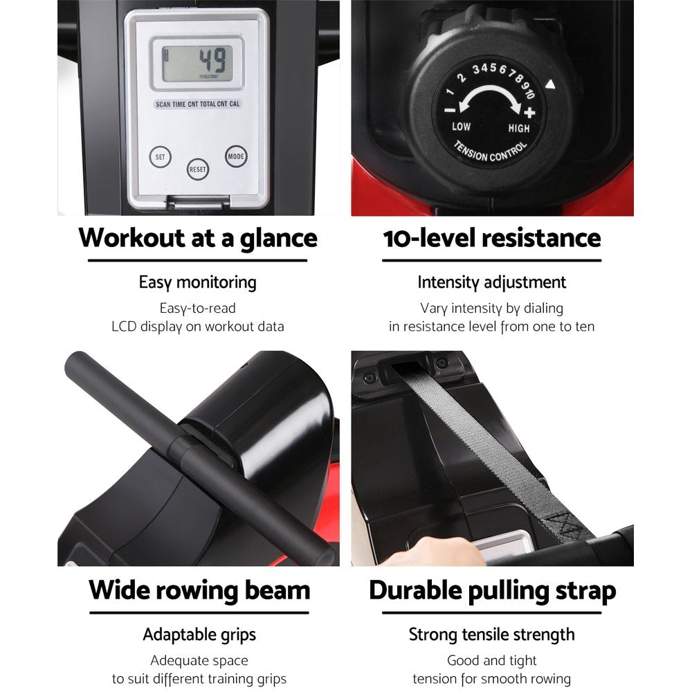 Everfit Magnetic Resistance Rowing Machine Features