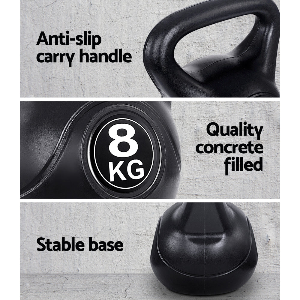 Everfit 22kg Kettlebell Set of 5