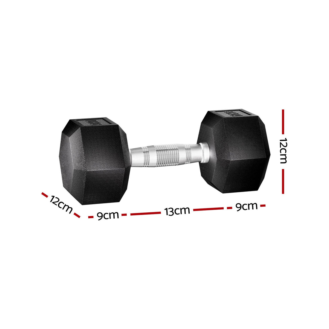 Everfit 10kg Hex Dumbbells Set (Pair)