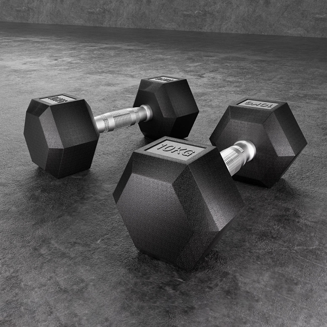 Everfit 10kg Hex Dumbbells Set (Pair)