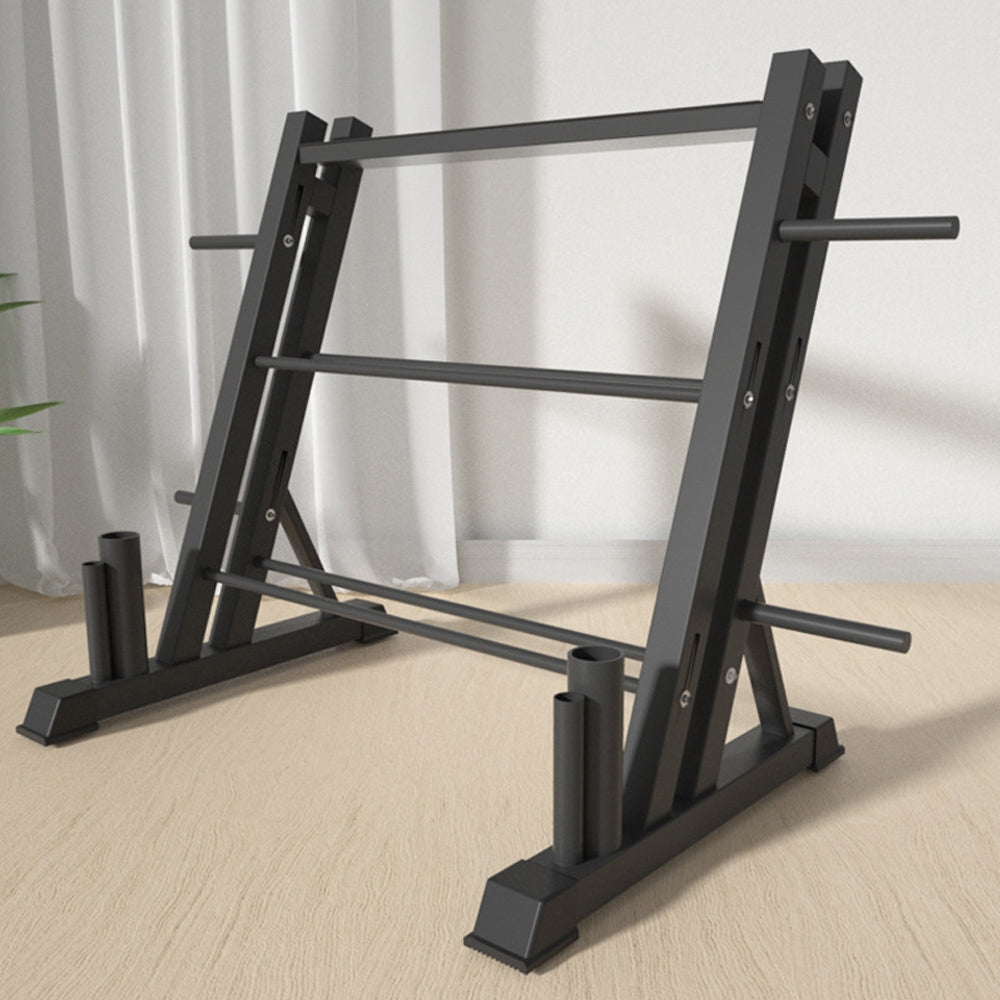RTM 3-Tier Weights and Barbell Storage Rack Barbell Dumbbell Kettlebell Weight Plate