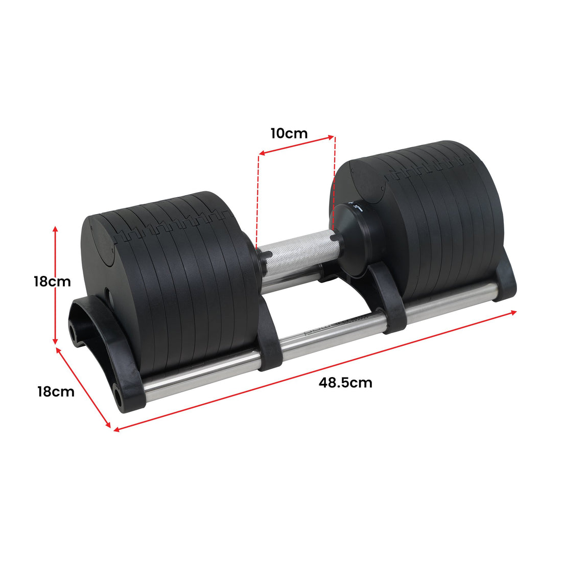 Powertrain Eon 2 x 36kg Dial-Up Adjustable Dumbbells (Pair)