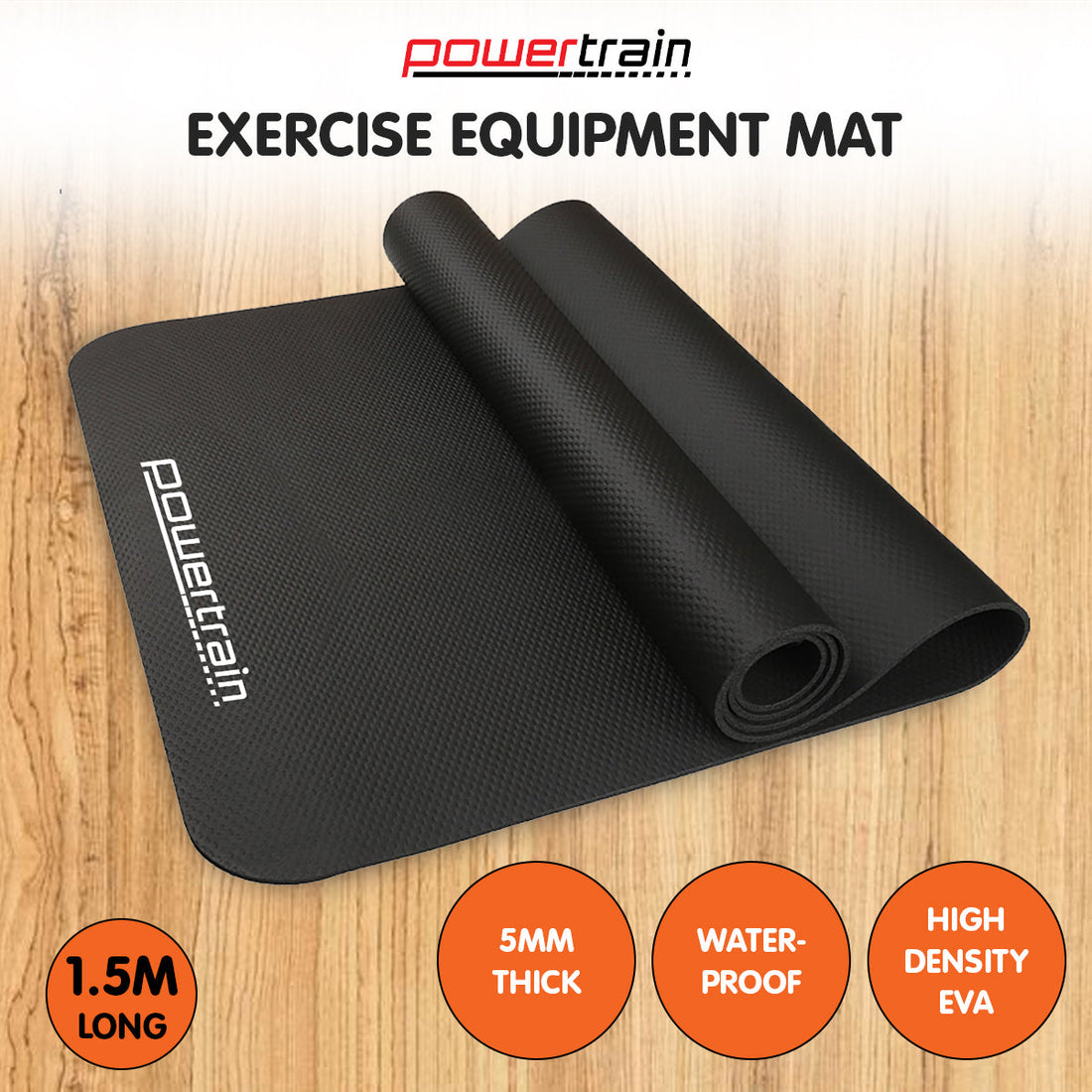 Powertrain 1.5m x 0.7m Protective Floor Mat