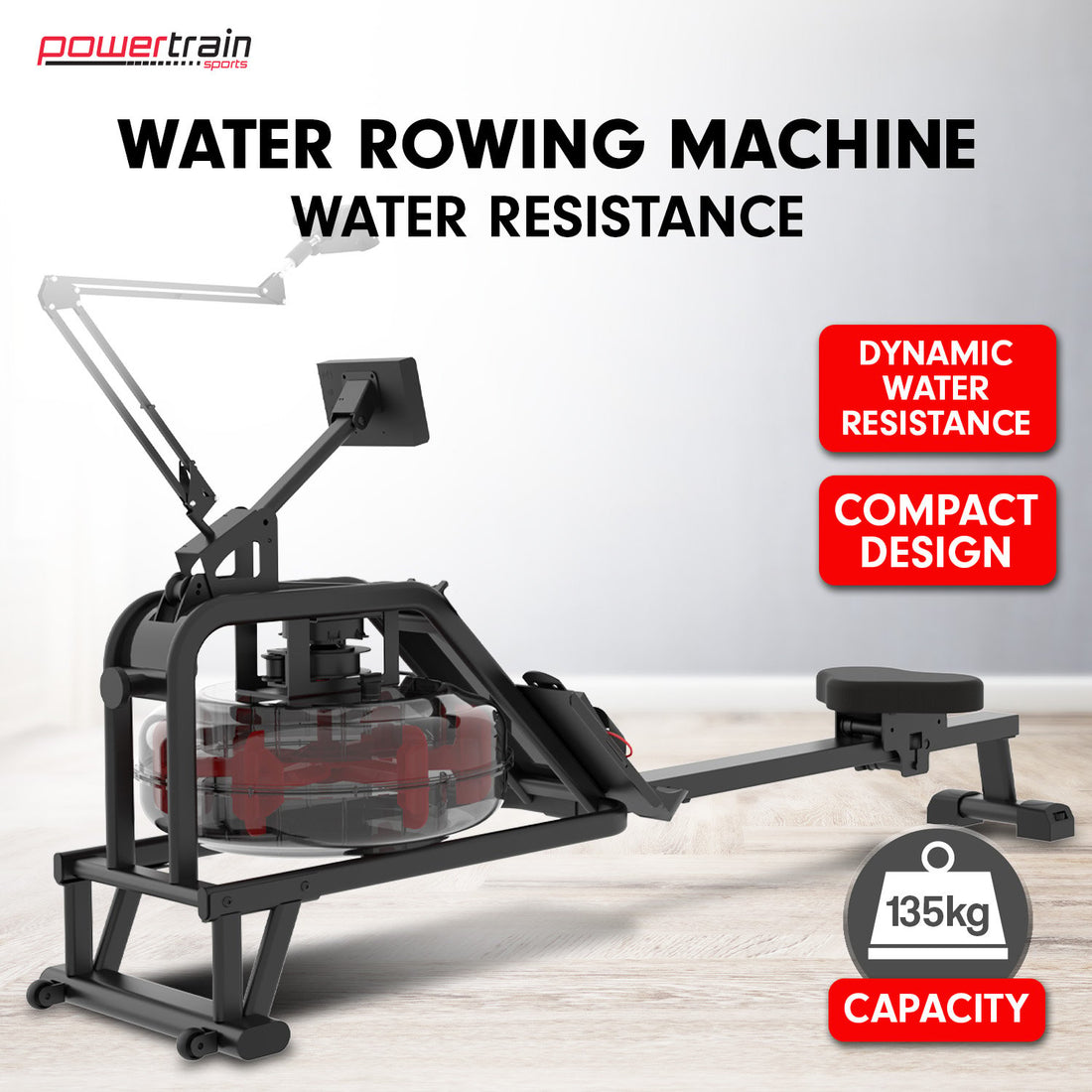 Powertrain 13L Water Rowing Machine
