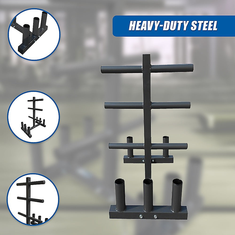 RTM Olympic Weight Tree Bar Rack Holder Storage