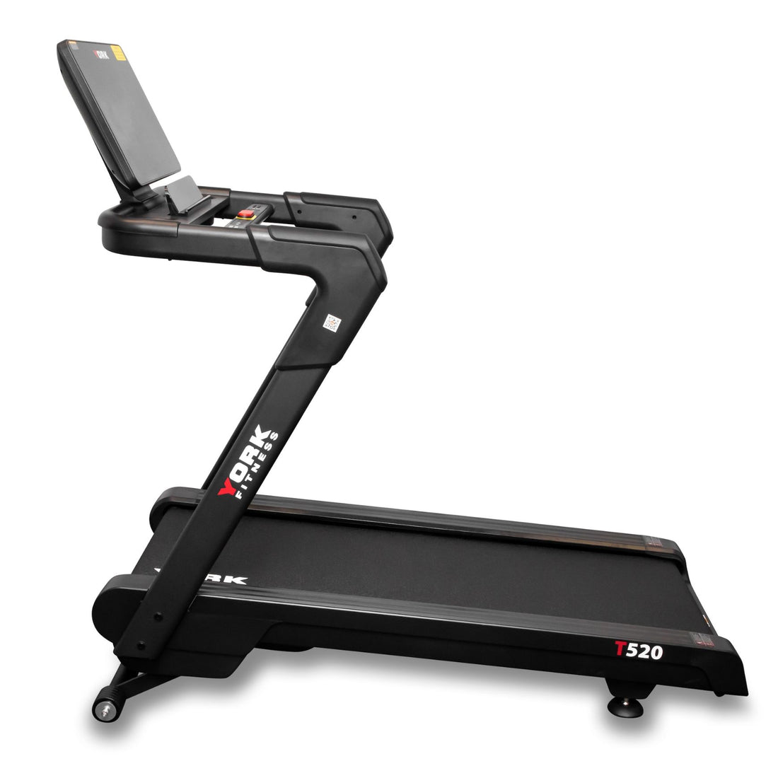 York Fitness Delta T520 Treadmill left side incline view