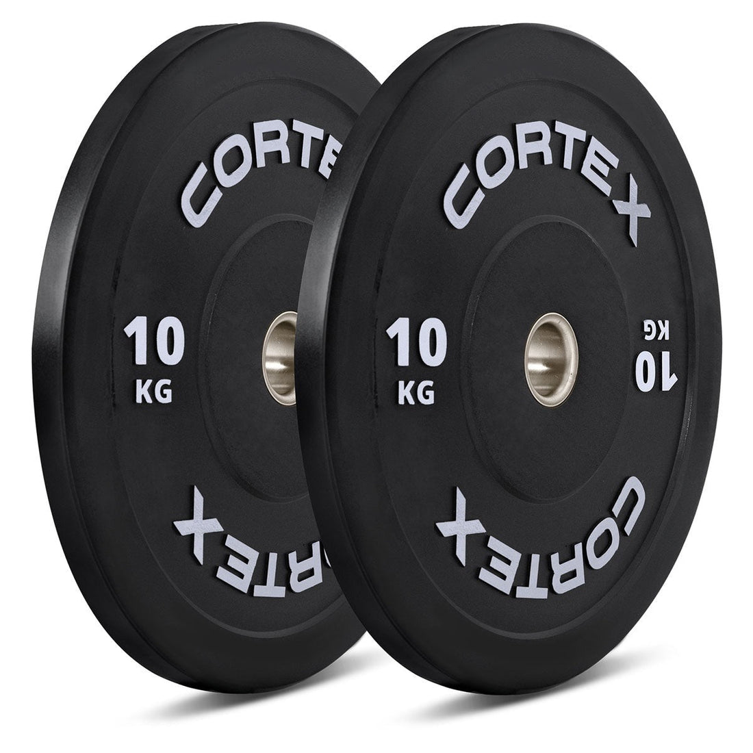 Cortex 120kg Black Series V3 Bumper Plate Set Incl. SPARTAN205 Hard Chrome 7ft 20kg Olympic Barbell