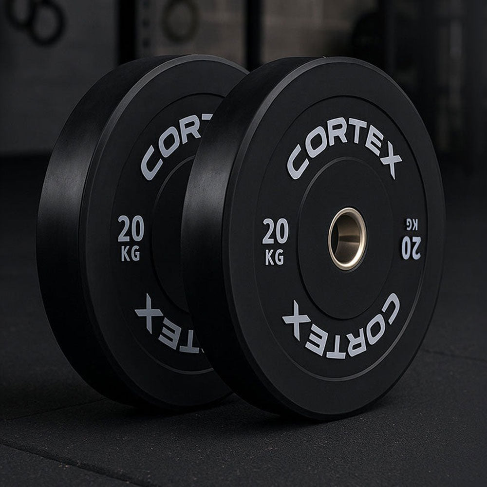 Cortex 20kg Black Series V3 Bumper Plates (2 Pack)