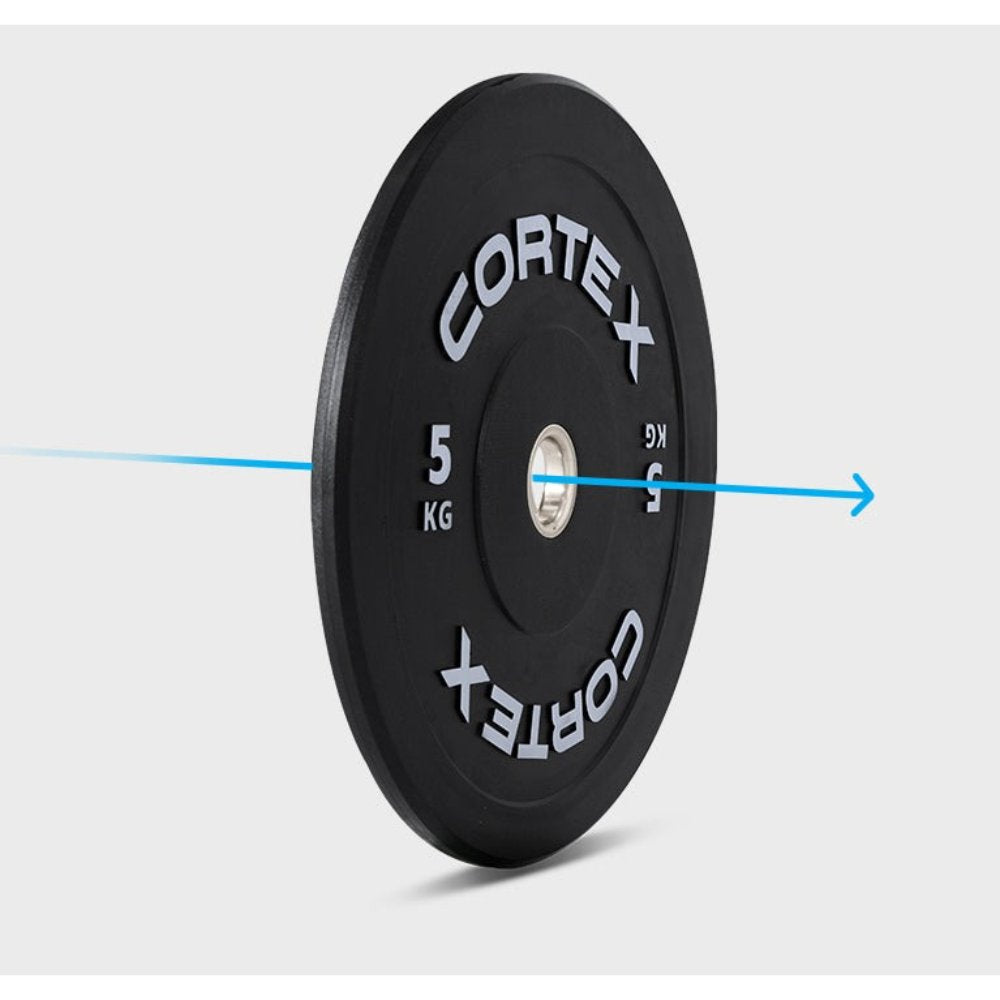 Cortex 5kg Black Series V3 Bumper Plates (2 Pack)