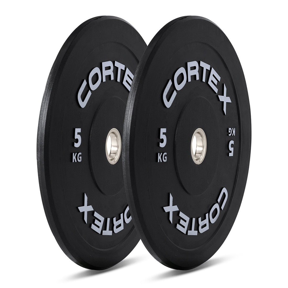 Cortex 75kg Black Series V3 Bumper Plate Set Incl. ATHENA100 6ft 15kg Olympic Barbell