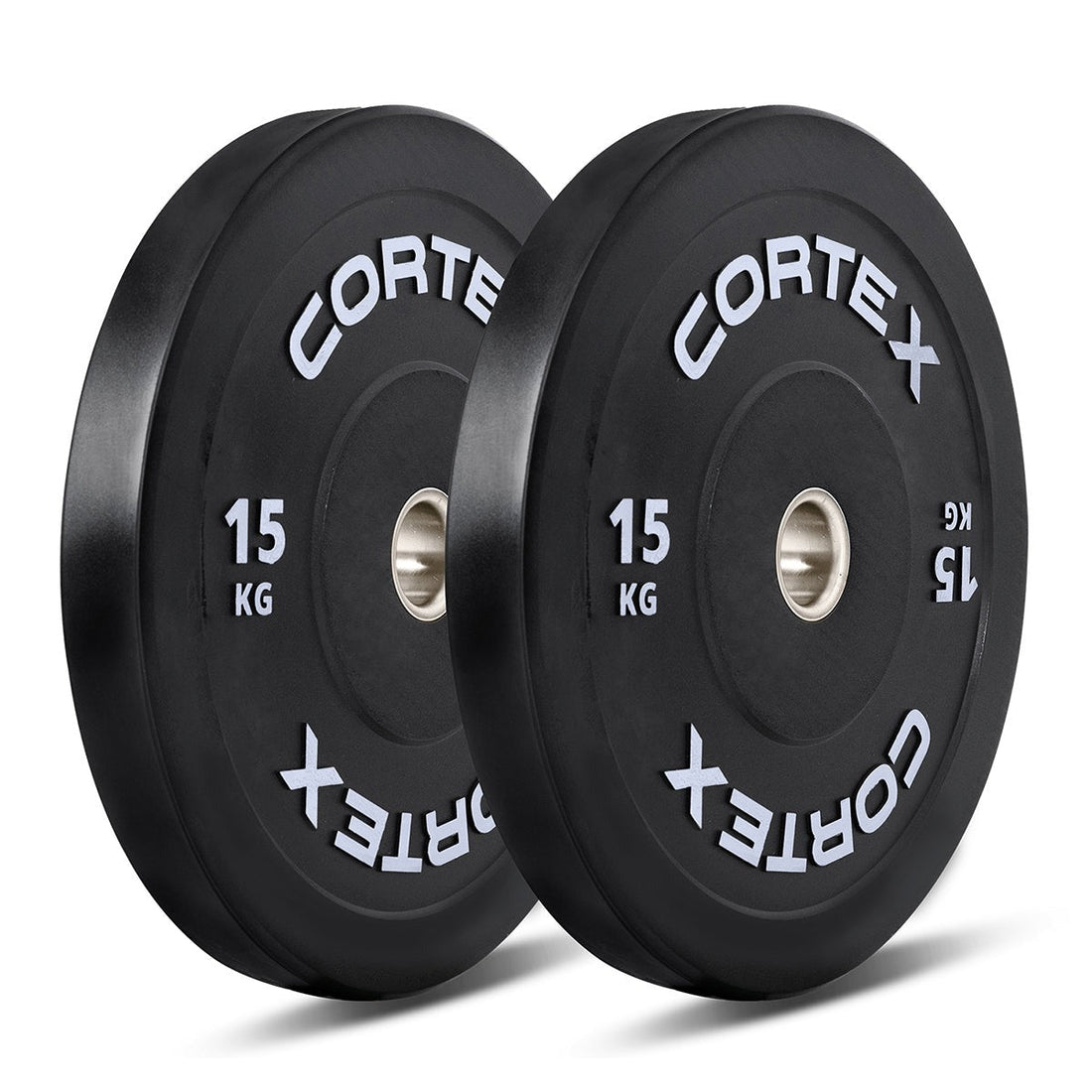 Cortex 75kg Black Series V3 Bumper Plate Set Incl. ATHENA100 6ft 15kg Olympic Barbell