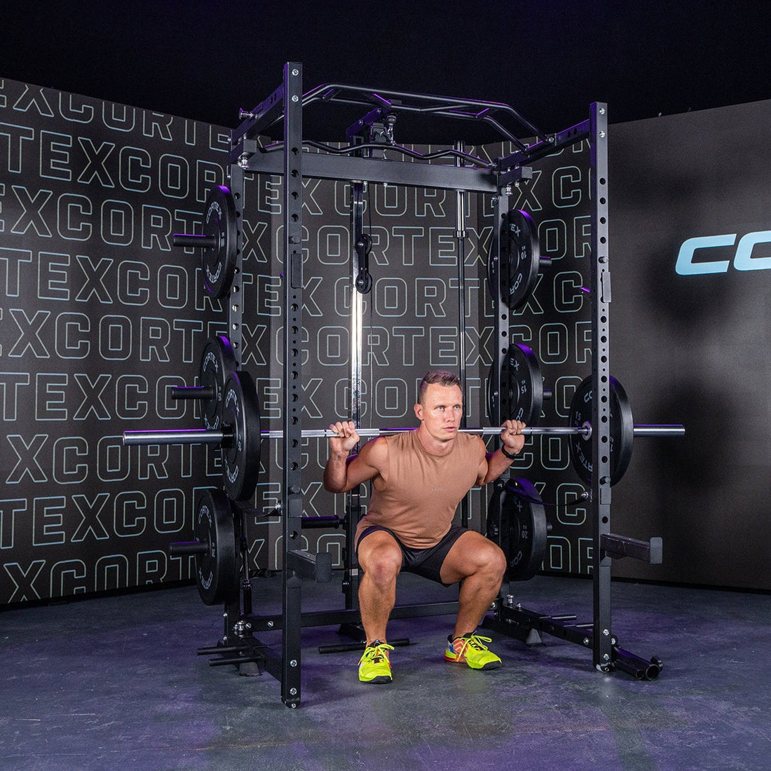 CORTEX PR-4 Foldable Squat Rack & Pulley Machine