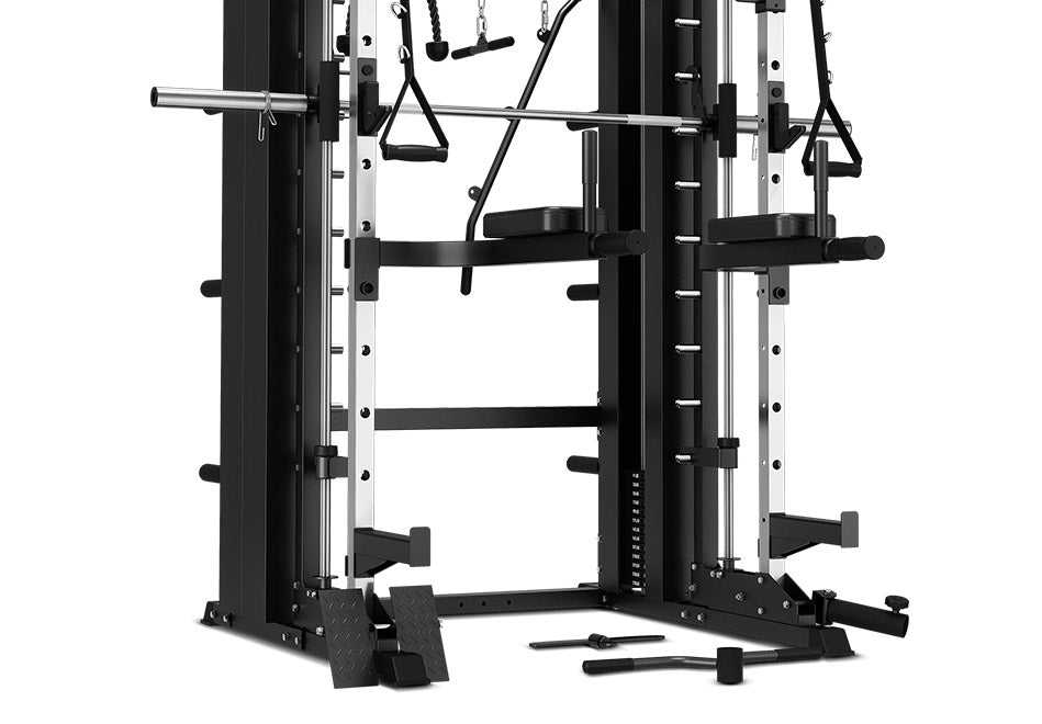 CORTEX SM-26 6-In-1 Power Rack with Dual Stack Smith & Cable Machine