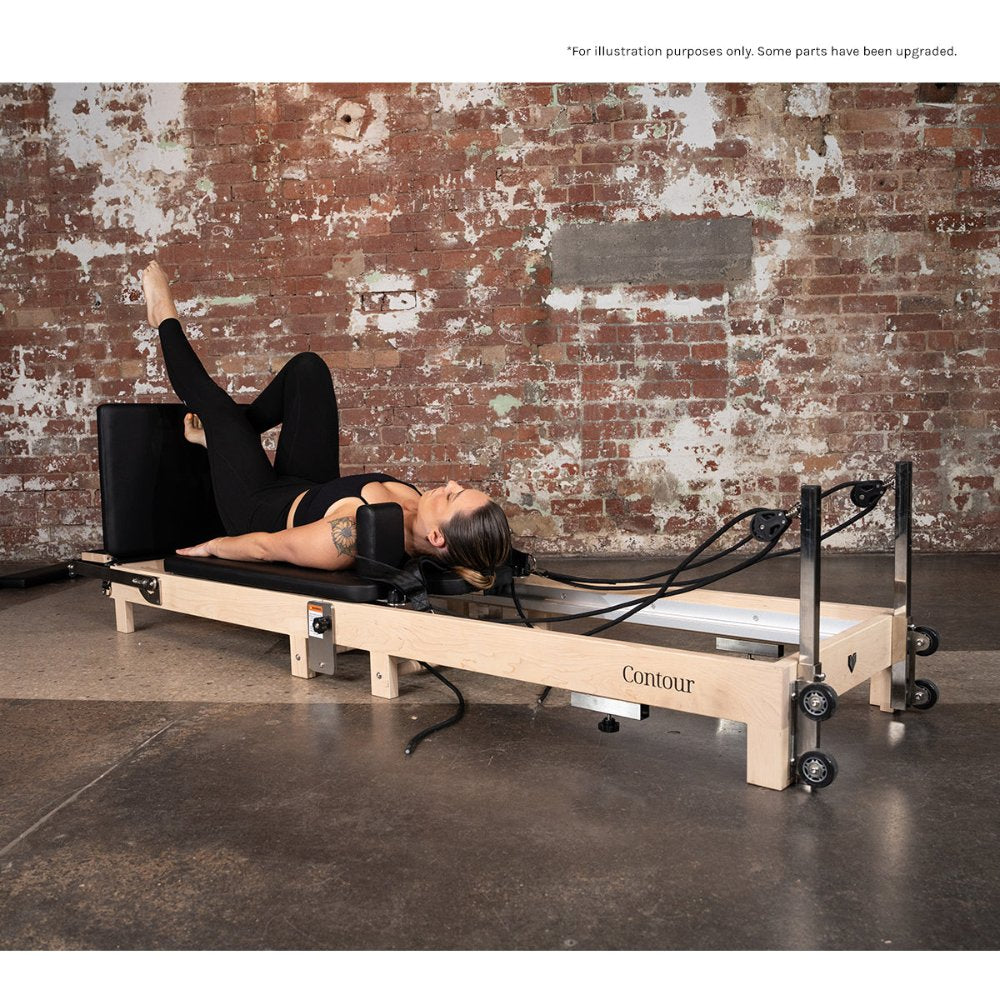 Lifespan Fitness Contour 2 Folding Wooden Pilates Reformer