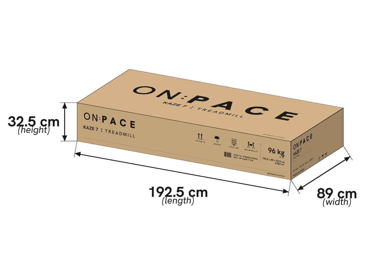ON:PACE KAZE 7 carton dimensions