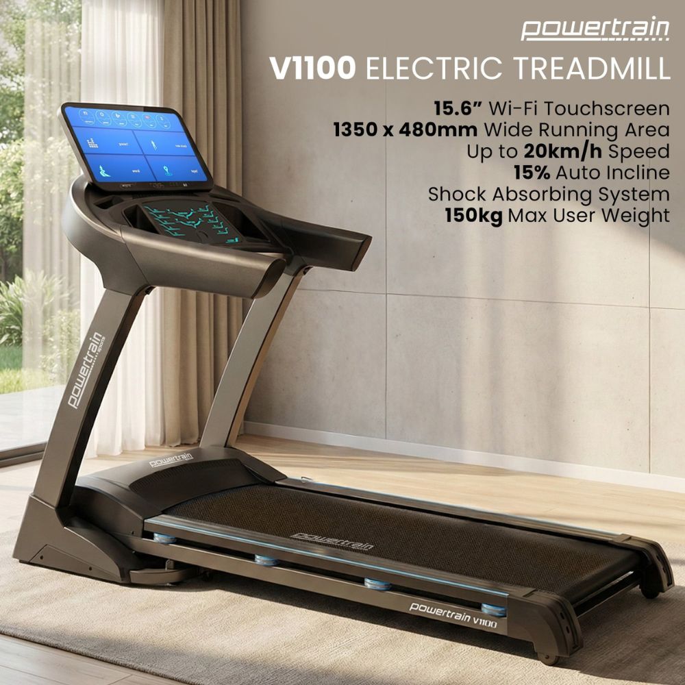 Powertrain V1100 Folding Treadmill
