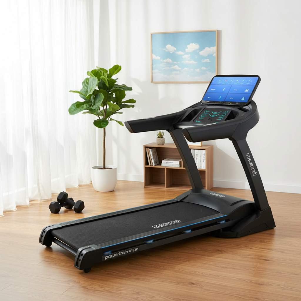 Powertrain V1100 Folding Treadmill