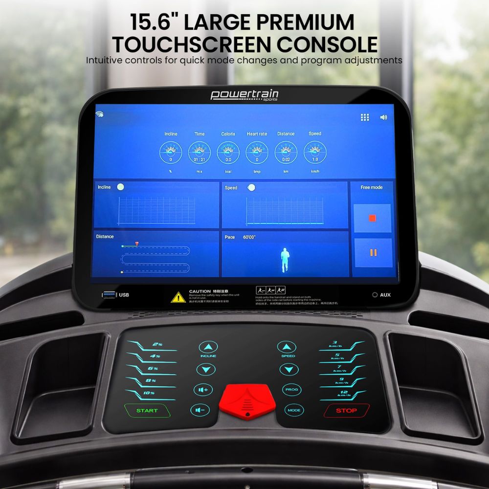 Powertrain V1100 Folding Treadmill