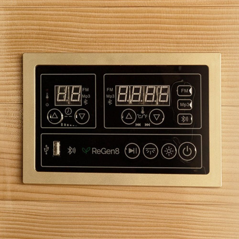 ReGen8 Duo Corner - 2 Person 2200W Infrared Sauna