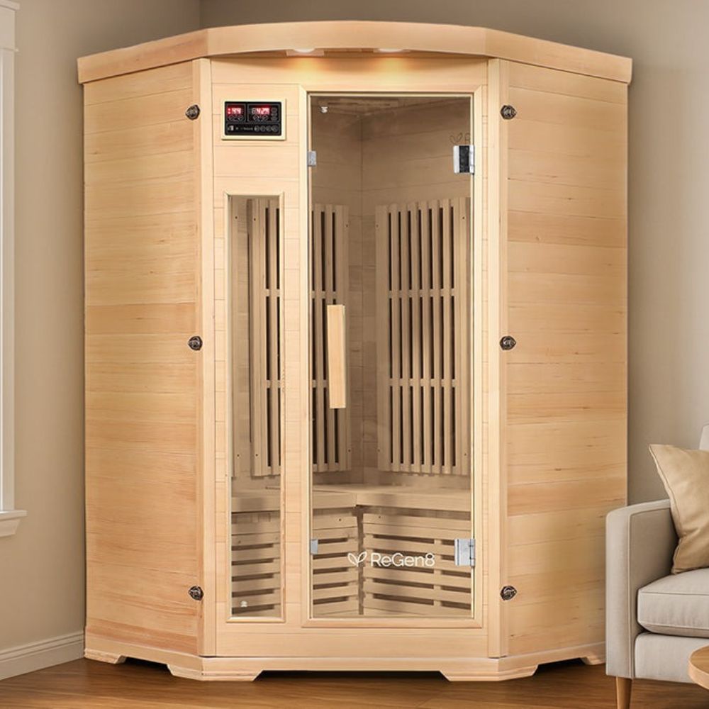 ReGen8 Duo Corner - 2 Person 2200W Infrared Sauna