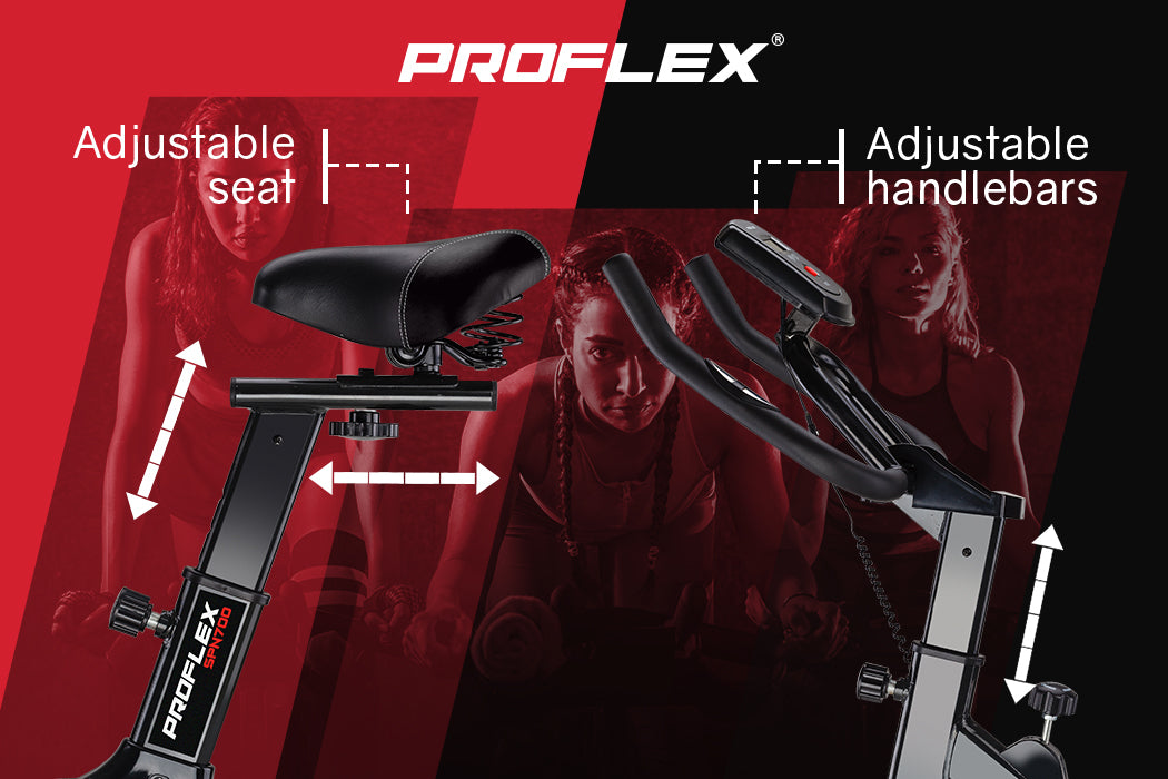 PROFLEX SPN700 Spin Bike - Red