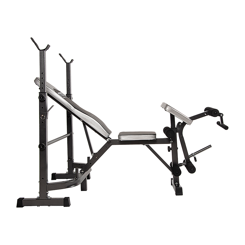 Multi Station Home Gym Weight Bench Press Leg Equipment Set Fitness Exercise