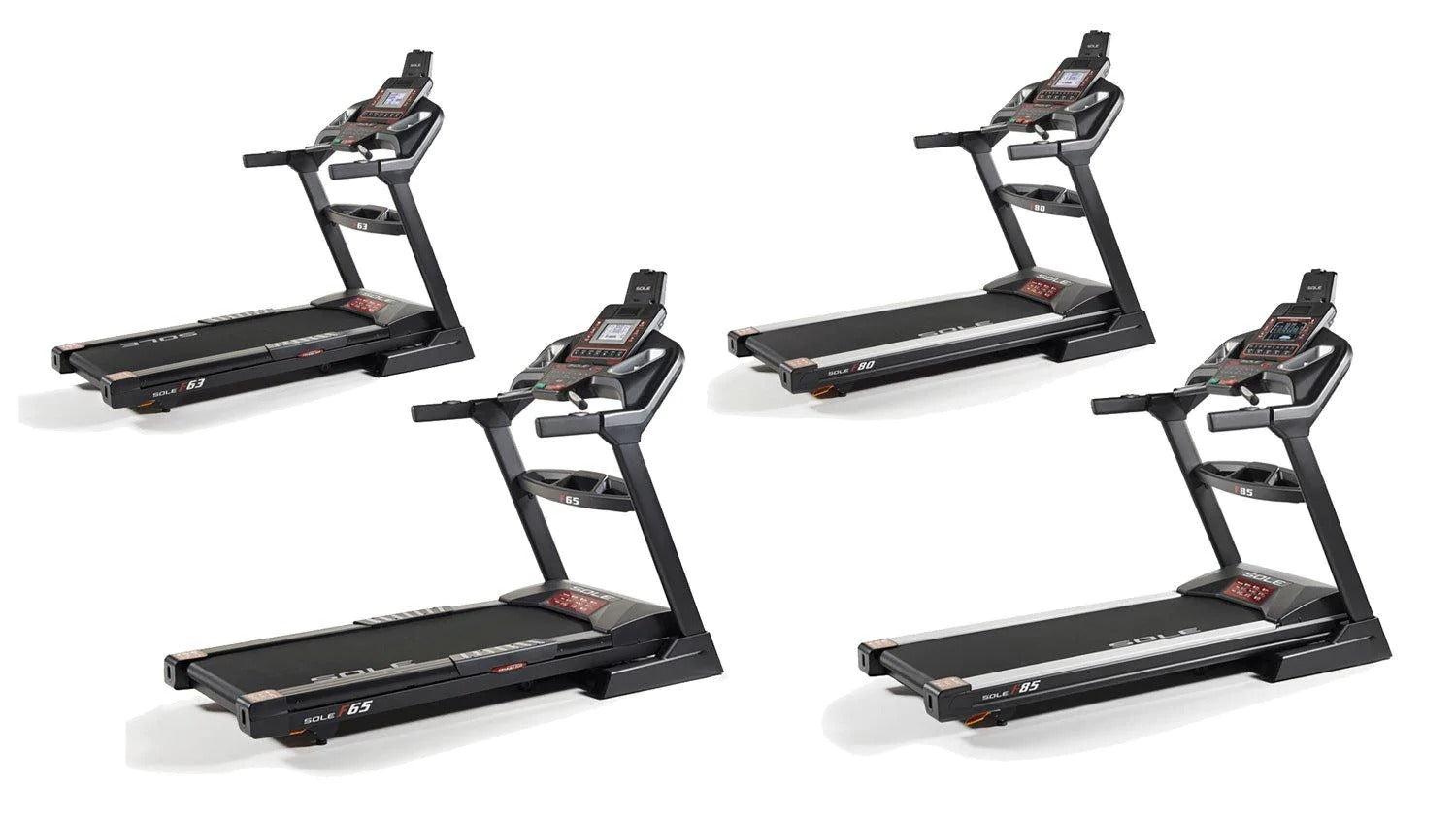 Sole Treadmill Comparison: F63 vs F65 vs F80 vs F85 - How to Pick the Best Folding Treadmill for You - Cardio Online