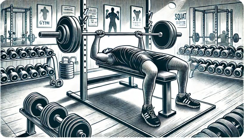 flat bench press