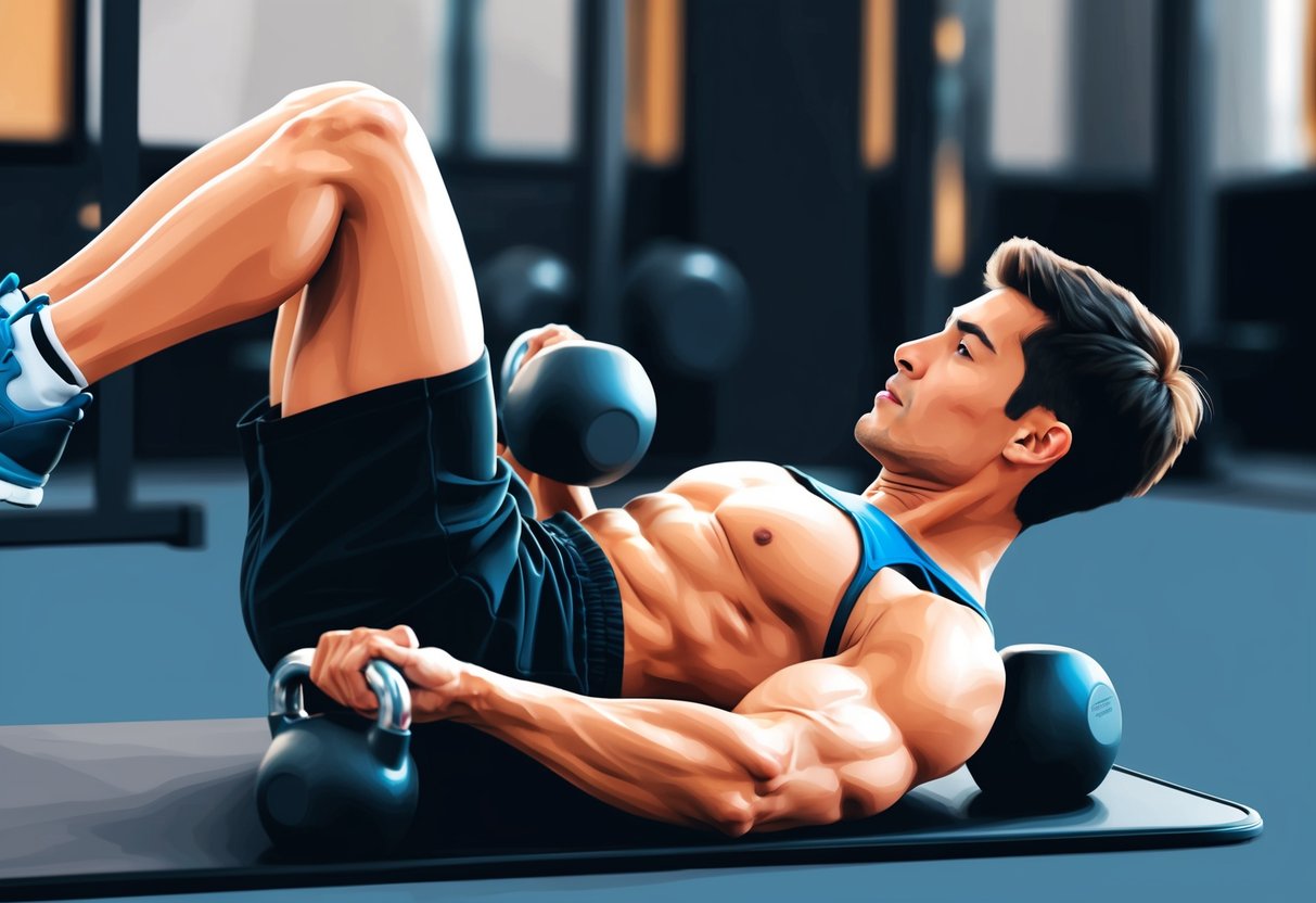 Kettlebell for abs