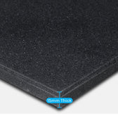 CORTEX 15mm Commercial Bevelled Edge Rubber Gym Tile Mat (1m x 1m) Pack of 16