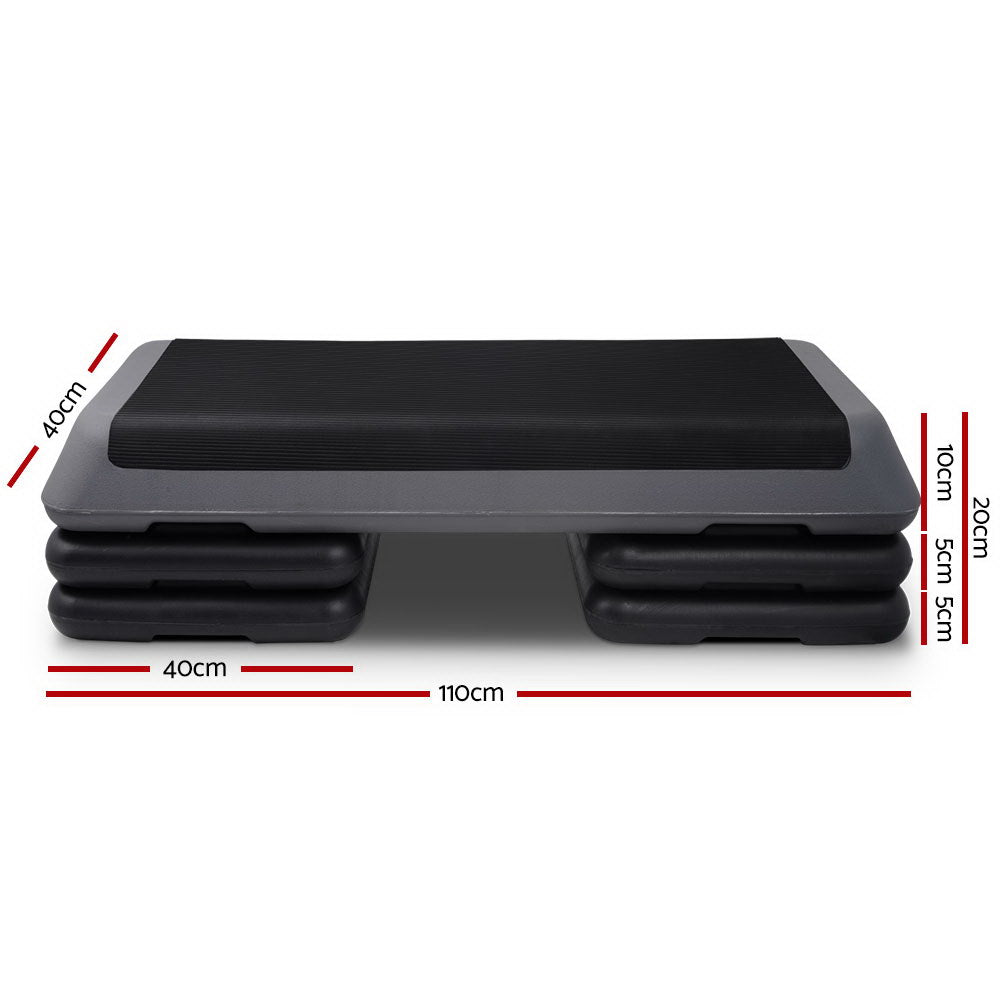 Everfit Aerobic Step Bench - 3 Levels - Cardio Online Superstore