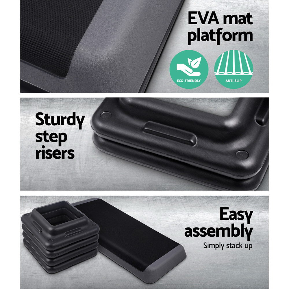 Everfit Aerobic Step Bench - 3 Levels