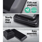 Everfit Aerobic Step Bench - 3 Levels
