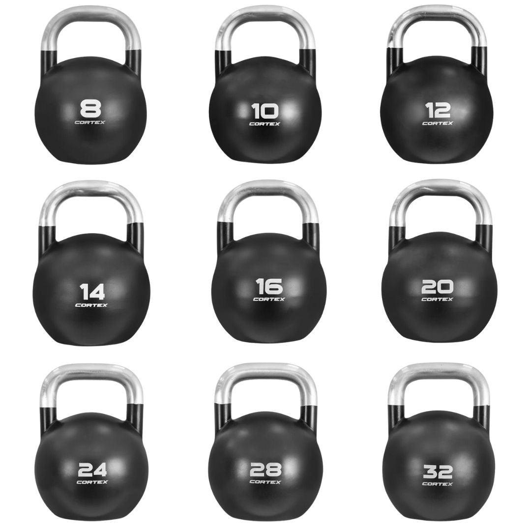 CORTEX V2 Commercial Steel Kettlebells - Singles (8-32 kg)