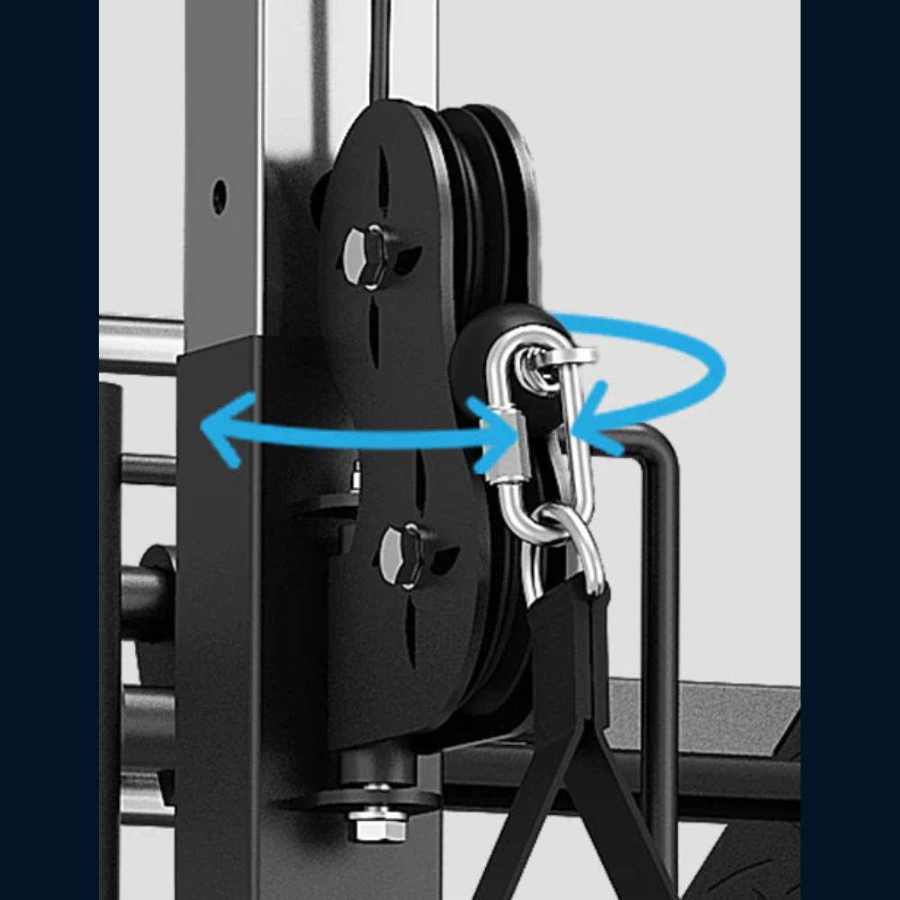 CORTEX SM-25 6-In-1 Power Rack With Smith & Cable Machine