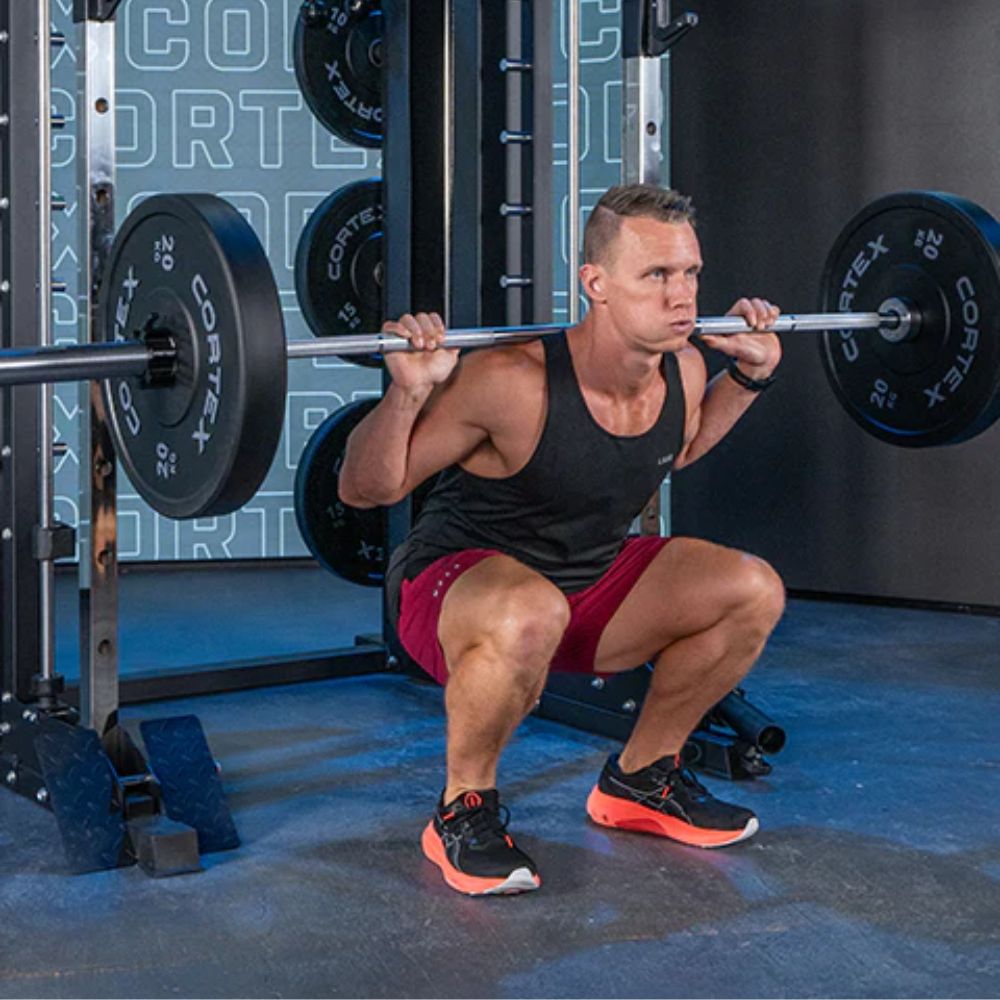 CORTEX SM-25 6-In-1 Power Rack With Smith & Cable Machine