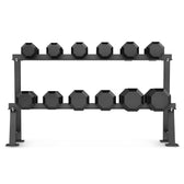 Cortex 270kg Hex Dumbbells Set with Stand 10kg-35kg (6 pairs)