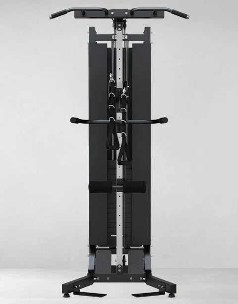 CORTEX FT-12 compact freestanding frame in a home gym corner