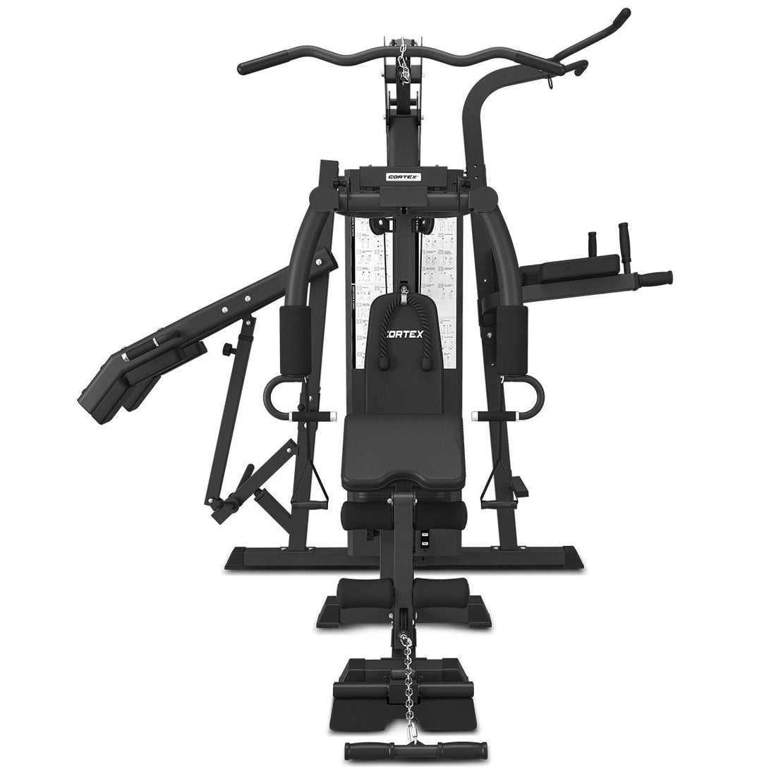 Cortex GS7 Multi-Station Home Gym with Power Tower and Squat Press (73kg or 96kg Weight Stack Options)