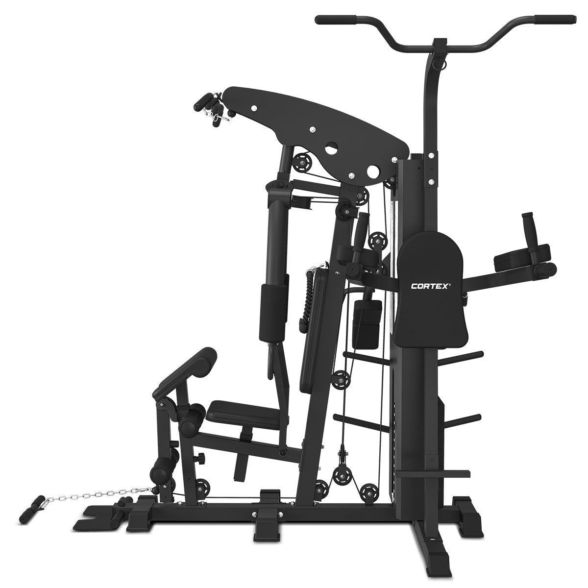 Cortex GS7 Multi-Station Home Gym with Power Tower and Squat Press (73kg or 96kg Weight Stack Options)