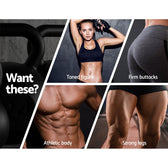 Everfit 22kg Kettlebell Set of 5
