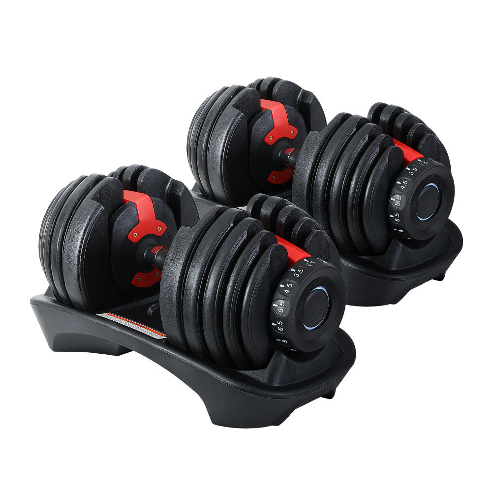 Everfit 24kg Adjustable Dumbbell