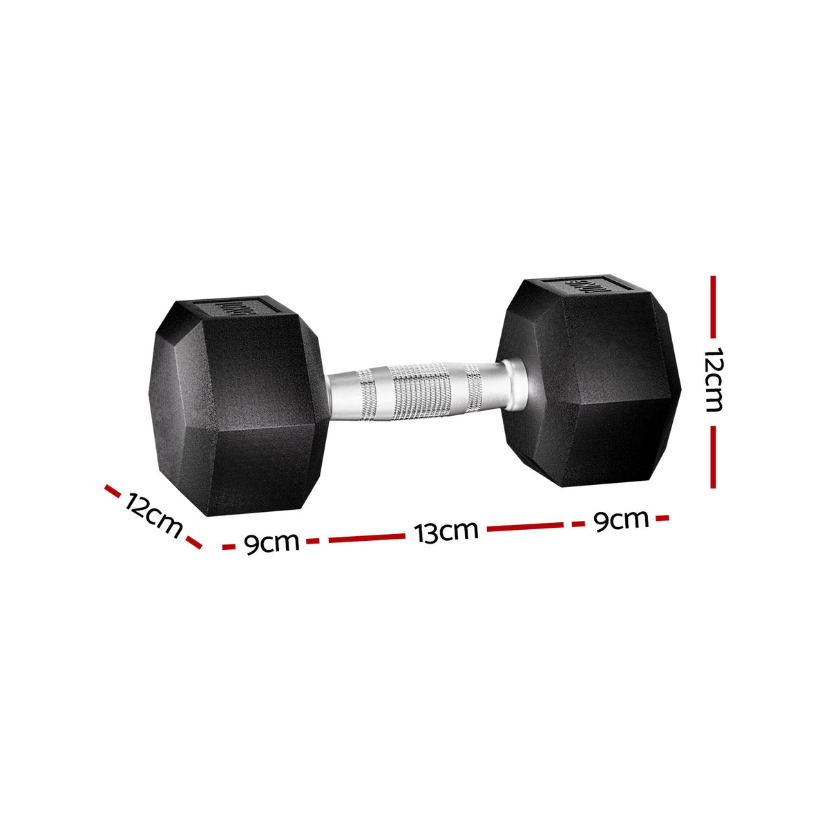 Everfit 10kg Hex Dumbbells Set (Pair)