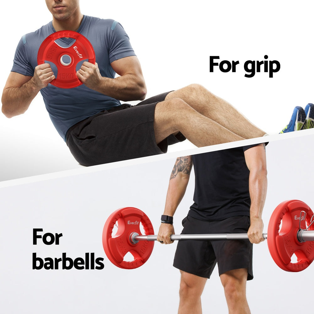 Everfit 15kg Weight Plate (Pair)