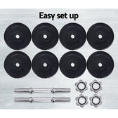 Everfit 25kg Dumbbell Set