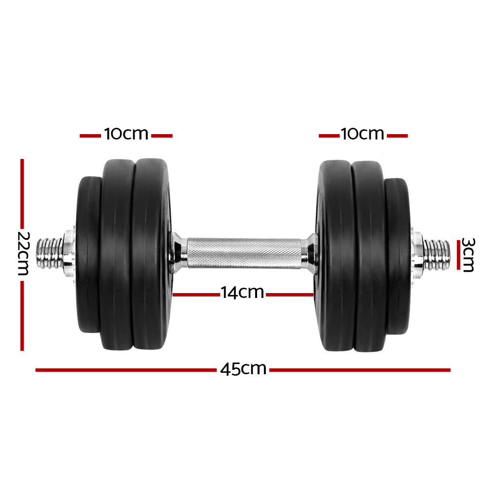 Everfit 30kg Dumbbell Set