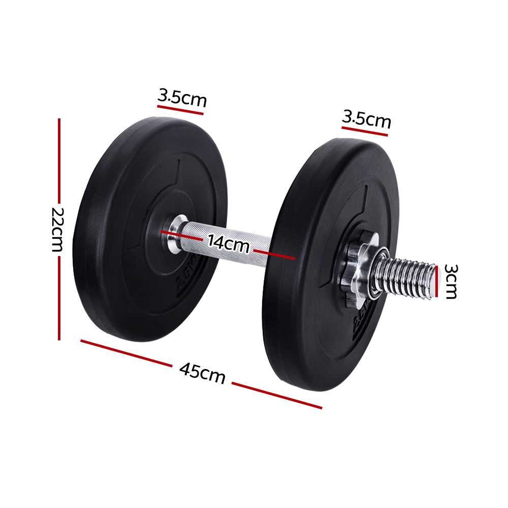 Everfit 15kg Dumbbell Set